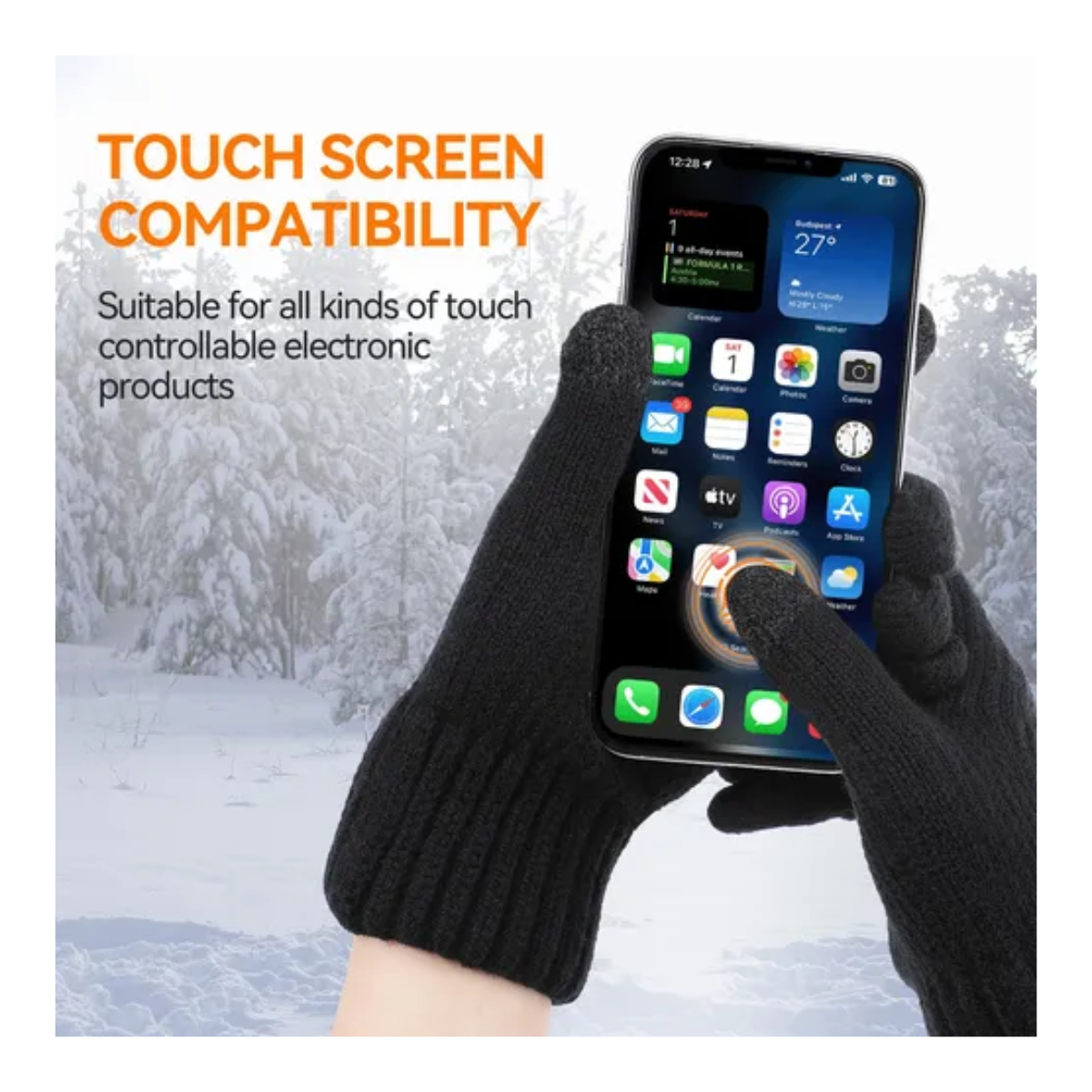 Miniatura 3 de Guantes térmicos unisex para invierno